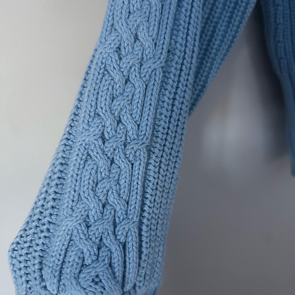 Y2K vintage Tommy Hilfiger, fisherman style mock neck sweater size small - Picture 2 of 6